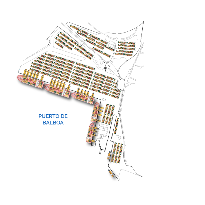 Mapa de Puerto Balboa